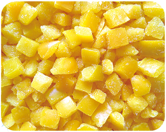 IQF YELLOW PEPPER DICES