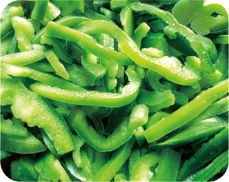 IQF GREEN PEPPER SLICES